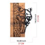 Wallity Folivora Accesorio Decorativo de Pared Negro y Nogal